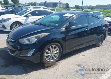 2015 Hyundai Elantra Se из США, поврежденный, VIN KMHDH4AE3FU393324